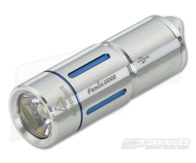 Fenix UC02 USB Rechargeable Keychain Flashlight Stainless Steel UC02XPSB - FF-UC02XPSB