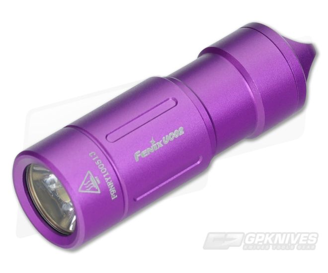 Fenix UC02 USB Rechargeable Keychain Flashlight Purple UC02XPPR - FF-UC02XPPR