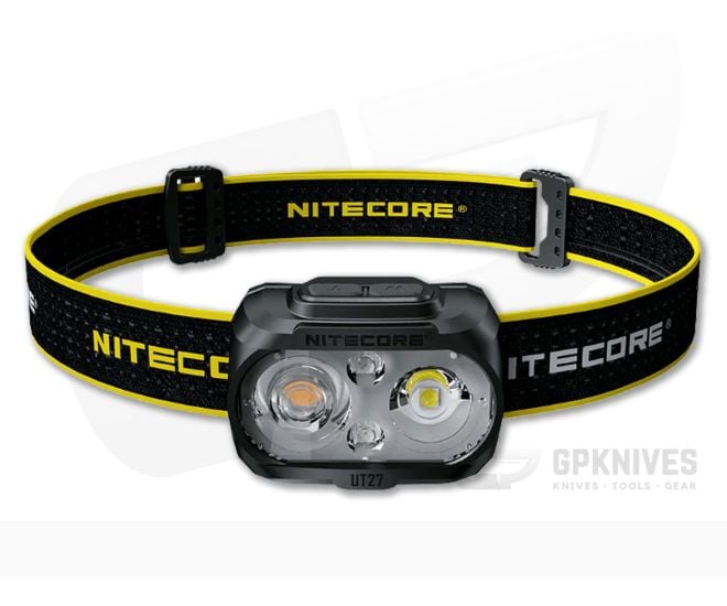 NiteCore UT27 520 Lumen Ultra Lightweight Dual Beam Rechargeable Headlamp - NC-UT27