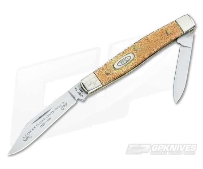 Case 1-Dot 1989 Centennial Serpentine Pen Goldstone - Mint - CA-V267