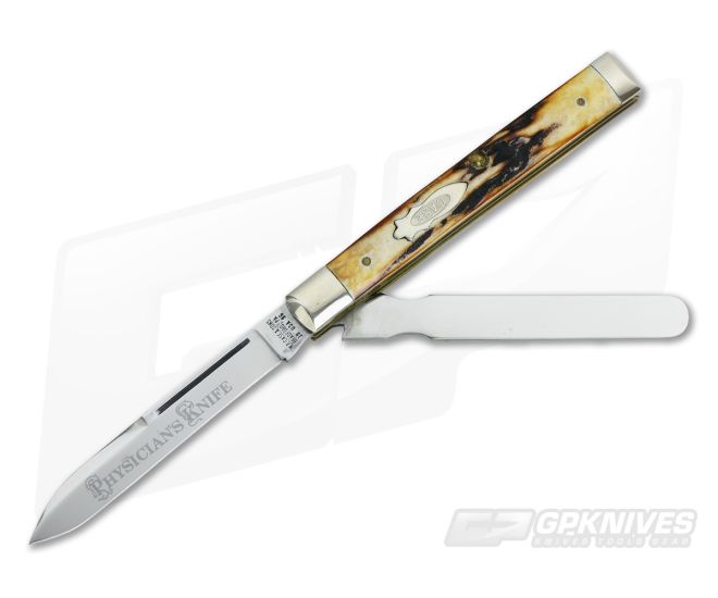 W.R. Case and Sons Stag Doctor Knife 52085BM - Mint - CA-V352