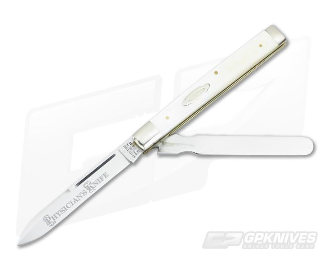 W.R. Case and Sons Gold Lip Pearl Doctor Knife G82085 - Mint - CA-V363