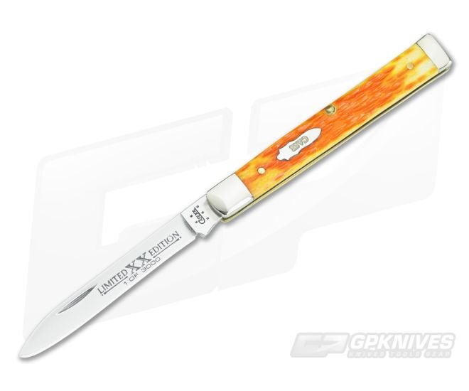 Case XX U.S.A. (2005) Orange Peel Jig Doctor Knife - Mint - CA-V414