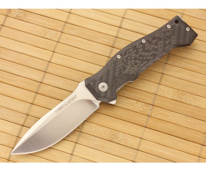 Viper Knives Ten Carbon Fiber Flipper Satin N690Co - VK-V5922FC