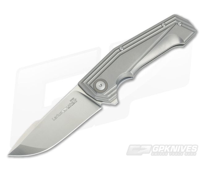 Viper Larius Satin M390 Liner Lock Flipper Milled Titanium V5958TI - VK-V5958TI