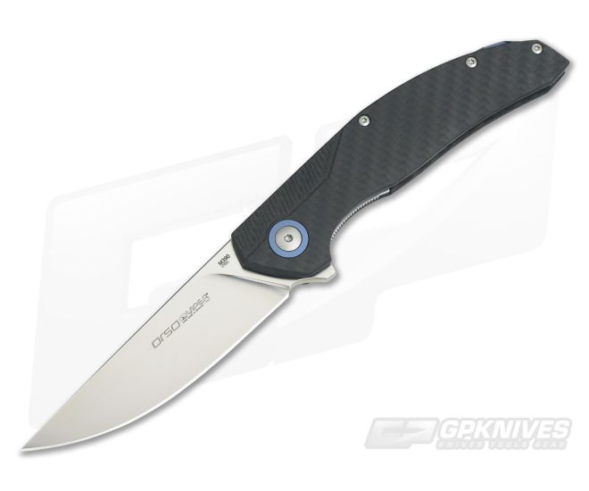 Viper Orso Satin M390 Liner Lock Flipper Carbon Fiber V5966FC - VK-V5966FC