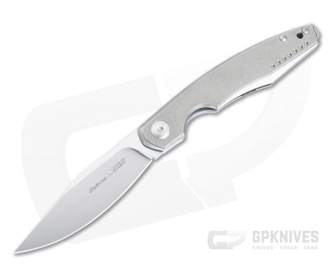Viper Belone Flipper Stonewashed Titanium M390 V5970TITI - VK-V5970TITI