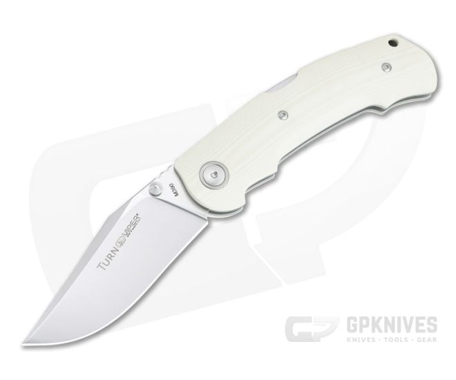 Viper Turn Ivory G10 Satin M390 Advanced Back Lock Folder V5988GI - VK-V5988GI
