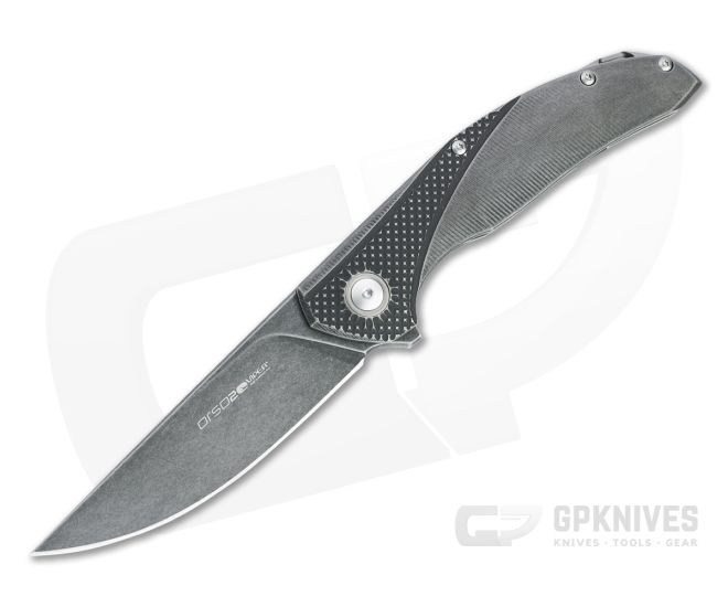 Viper x Anso Orso 2 Flipper Dark Stonewashed LO-QPM 20-4 3D Titanium Folder V5997TI3D - VK-V5997TI3D
