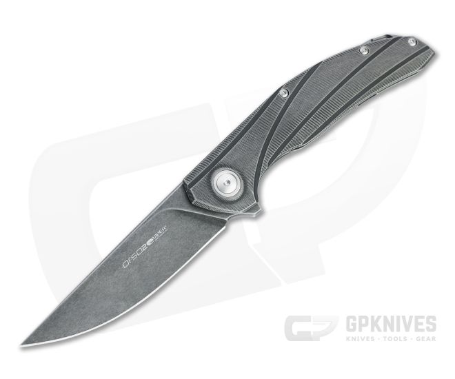 Viper x Anso Orso 2 Flipper Dark Stonewashed LO-QPM 20-4 Titanium Folder V5997TI - VK-V5997TI