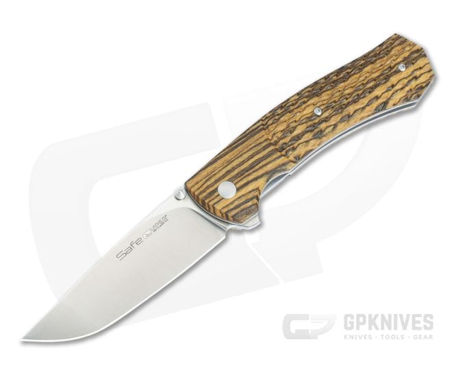 Viper SAFE Knife Bocote Wood SMART Liner Lock - VK-V6018BC3D