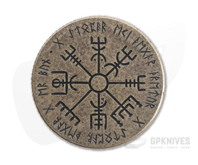 Shire Post Mint Vegvisir Wayfinder Coin Bronze - SPM-VEG-BZ