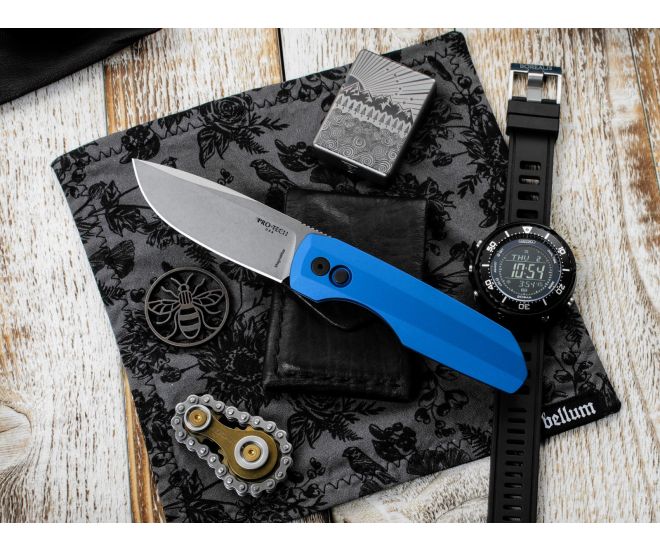 Protech Vero Synapse 2 Blue Aluminum MagnaMax Auto Knife