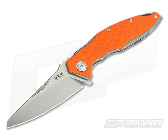 MKM Mikita Burnley Raut M390 Titanium Frame Lock Flipper Orange G10 VP01-GB-OR - MKM-VP01-GB-OR