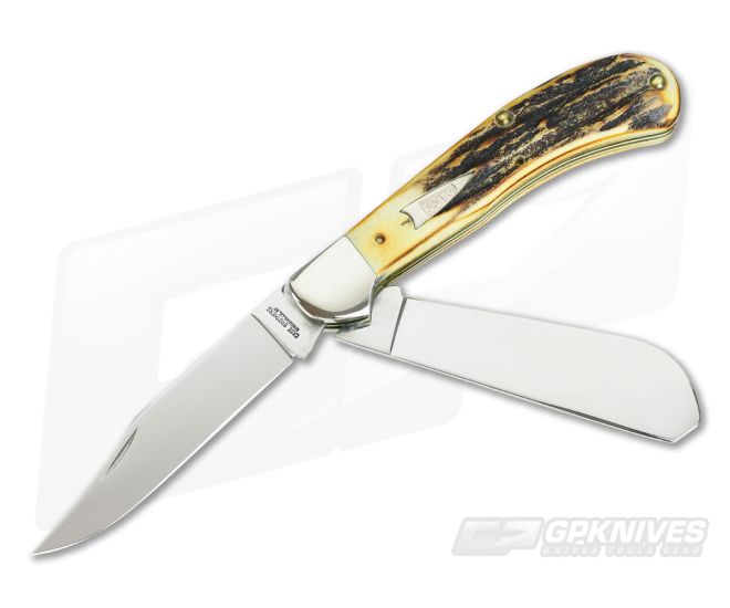 Case Classic 1992 Stag Saddlehorn with Arrowhead Shield - CA-VX013