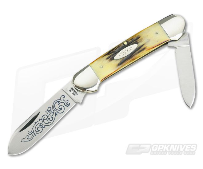 Case 1977 Blue Scroll Stag Canoe - CA-VX022