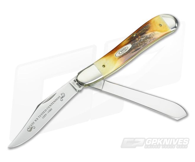 Case 1989 Centennial Stag Dogleg Trapper VX046 - CA-VX046