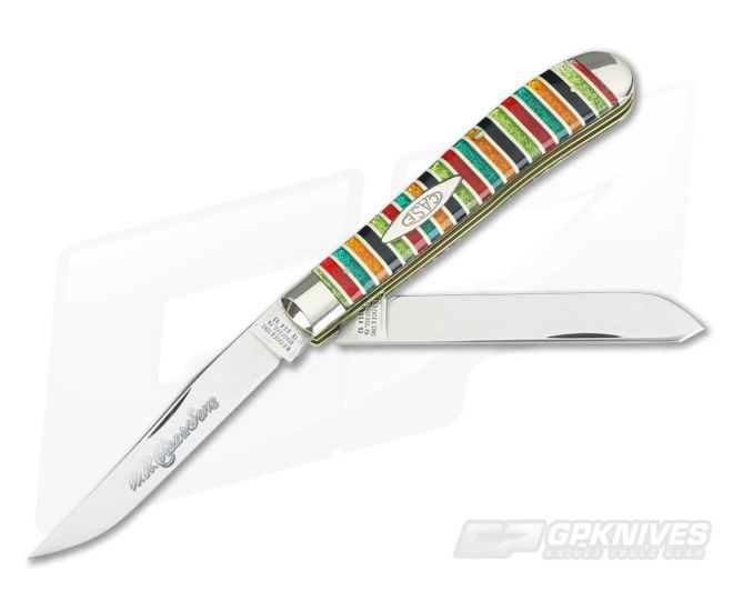 Case 1993 Glitter Stripe Trapper with Oval Shield - CA-VX070