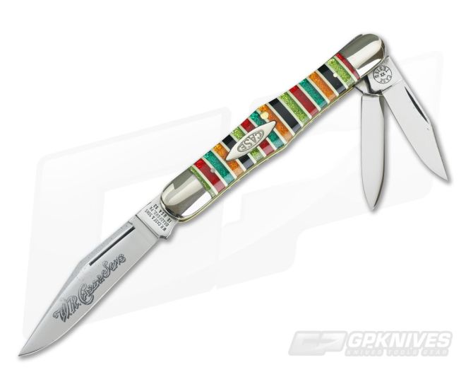 Case 1993 Glitter Stripe Whittler with Oval Shield - CA-VX071
