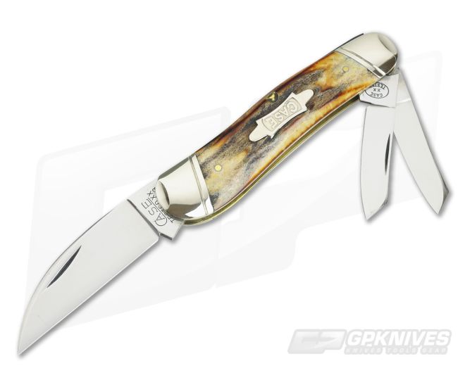 Case Classic 1993 Stag Seahorse Whittler with Bowtie Shield - CA-VX072