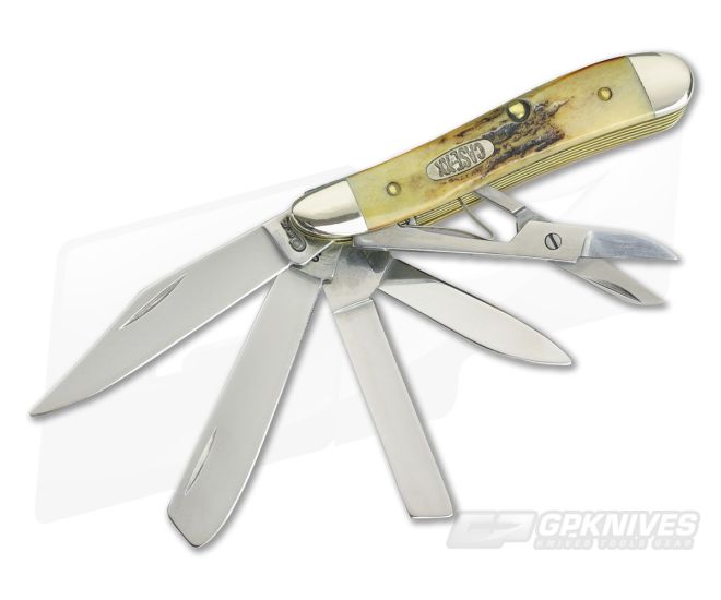 Case 1996 5 Blade Stag Peanut - CA-VX080