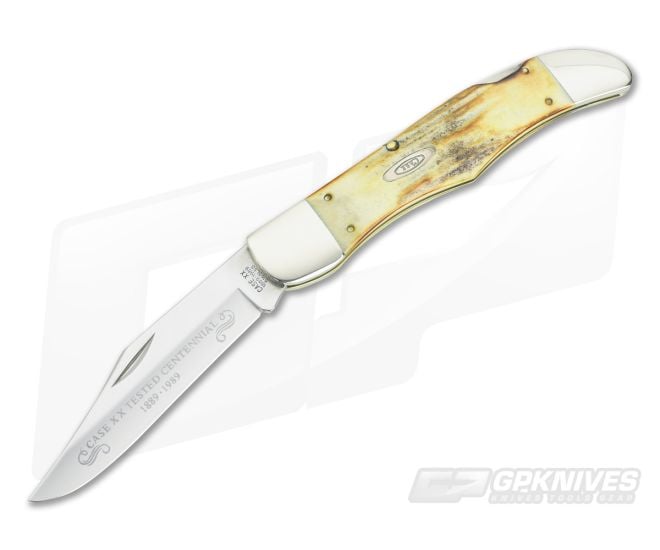 Case 1989 Centennial Stag Single Blade Folding Hunter - CA-VX089