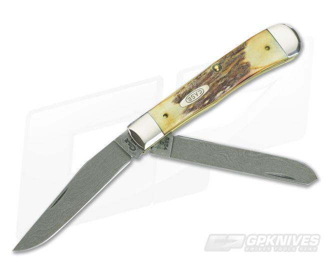 Case 1994 Stag Trapper with Damascus Blade - CA-VX090
