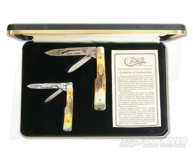 Case 1989 The Guns that Tamed the Wild West Set VX129 - CA-VX129