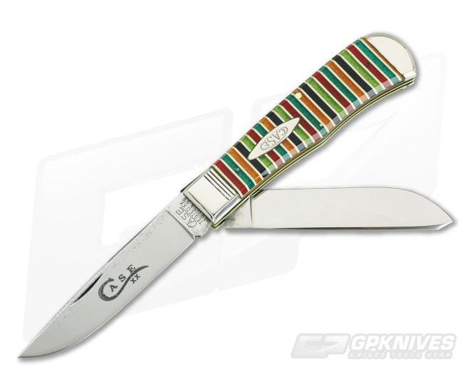 Case 1993 Jumbo Glitter Stripe Trapper VX152 - CA-VX152
