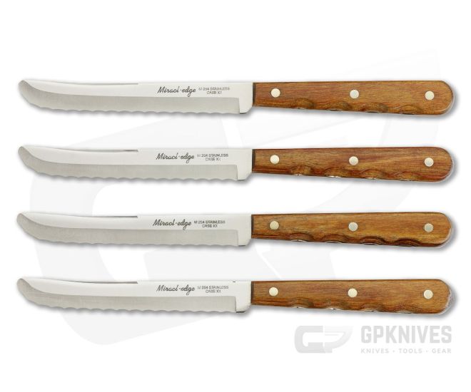 Case 1997 Wood Steak Knife Set - CA-VX164