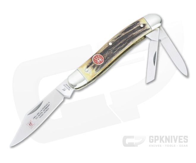 Zwilling J.A. Henckels Cutlery Vintage Stag Stockman Slip Joint - HN-VX199