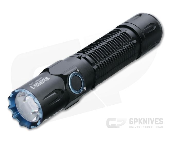Olight Warrior 3 Black 2300 Lumen Tactical 21700 Rechargeable Flashlight - OL-WARRIOR-3