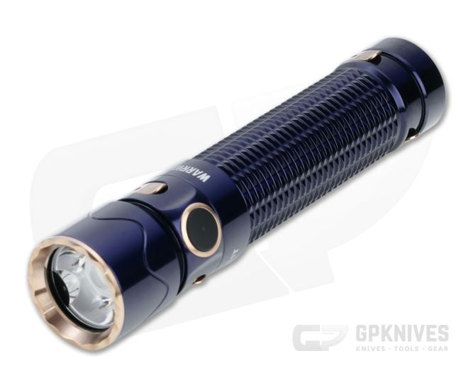 Olight Warrior Mini 2 Regal Blue LTD 1750 Lumens Cool White Rechargeable Tactical Flashlight - OL-WARRIOR-MINI-2-RB