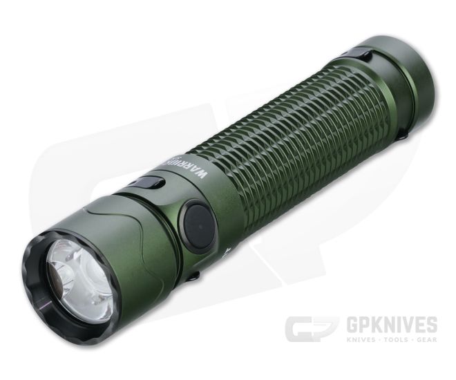 Olight Warrior Mini 2 OD Green LTD 1750 Lumens Cool White Rechargeable Tactical Flashlight - OL-WARRIOR-MINI-2-OD