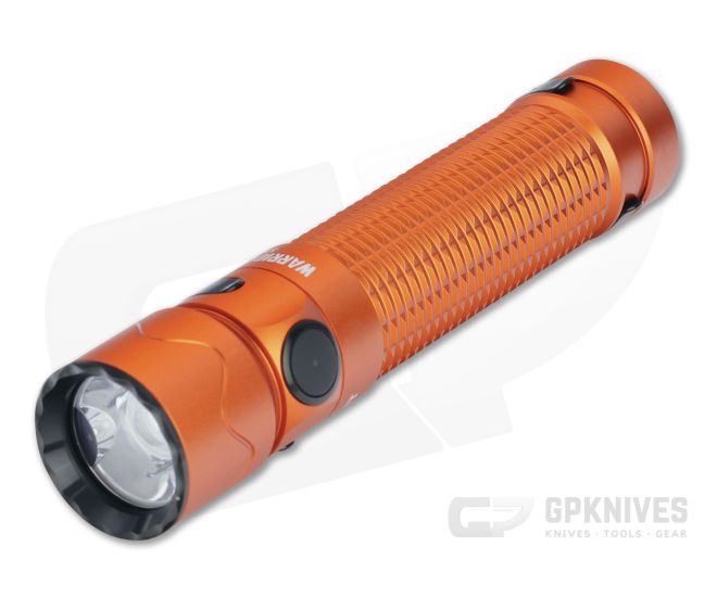 Olight Warrior Mini 2 Orange LTD Tactical Rechargeable 1750 Lumen Cool White LED Flashlight - OL-WARRIOR-MINI-2-ORANGE