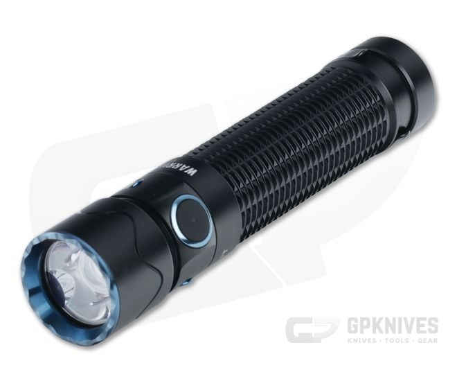 Olight Warrior Mini 2 Black Tactical Rechargeable 1750 Lumen Cool White LED Flashlight - OL-WARRIOR-MINI-2