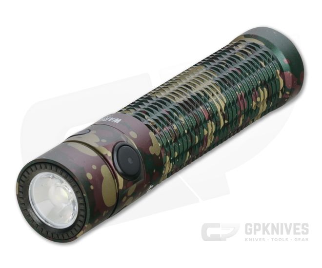 Olight Warrior Mini Camo Limited Edition Tactical Rechargeable 1500 Lumen Cool White LED Flashlight - OL-WARRIOR-MINI-CAMO