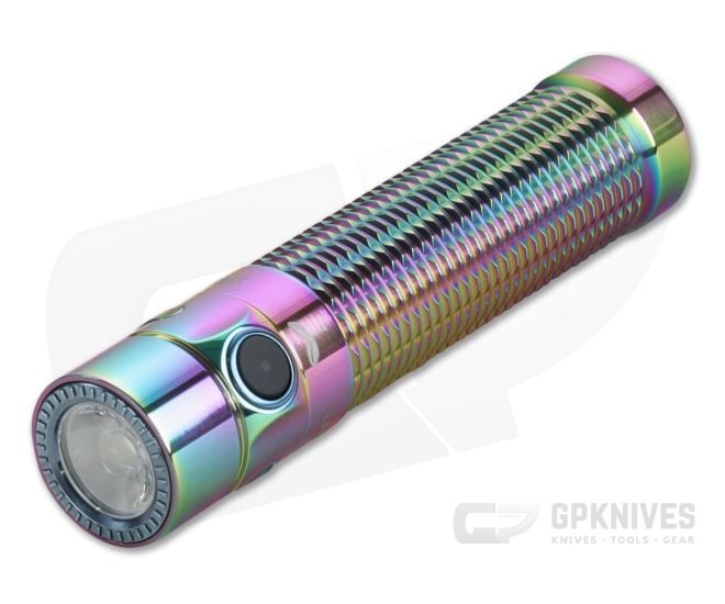 Olight Warrior Mini Titanium "Spring" Limited Tactical Rechargeable 1500 Lumen Flashlight - OL-WARRIOR-MINI-TI-SPRING