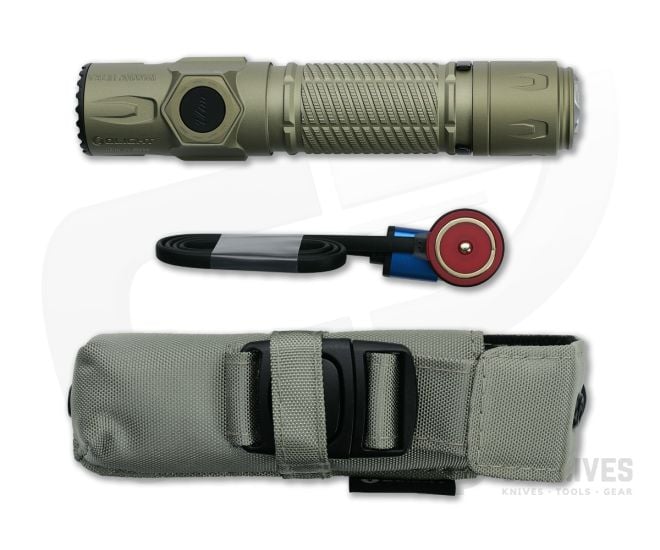 Olight Warrior Ultra Tactical Flashlight - Olive Green
