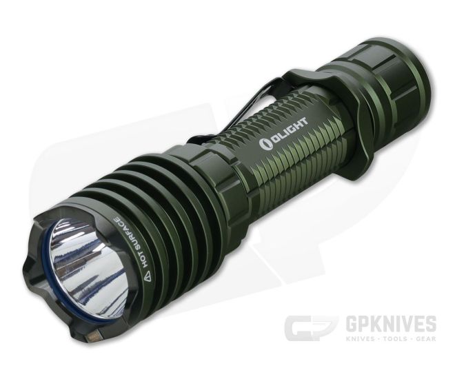 Olight Warrior X PRO OD Green Limited Edition 2250 Lumen Tactical Tail Switch LED Flashlight - OL-WARRIOR-X-PRO-OD