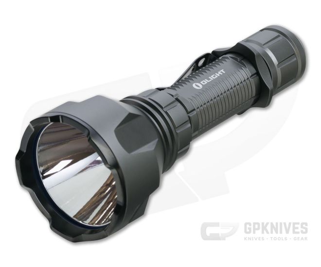 Olight Warrior X Turbo Gunmetal Gray Limited 1100 Lumen Tactical Tail Switch LED Flashlight - OL-WARRIOR-X-TURBO-GG
