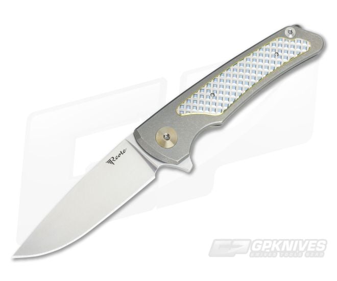 Reate Knives Wave Titanium Frame Lock M390 Flipper - RK-WAVE