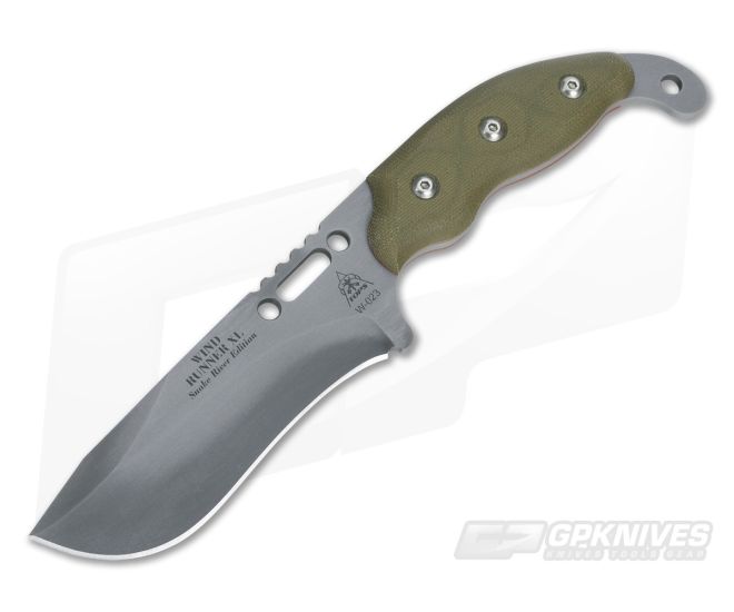 TOPS Knives Wind Runner XL Black River Wash 1095 WDR-XL - TP-WDRXL