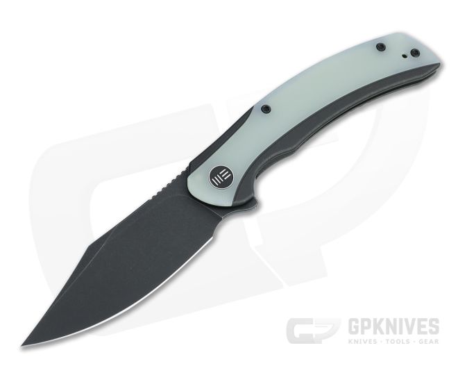 WE Knives Snick Black Stonewashed 20CV Natural G10 Inlaid Nested Frame Lock Flipper WE19022F-4 - WE-WE19022F-4