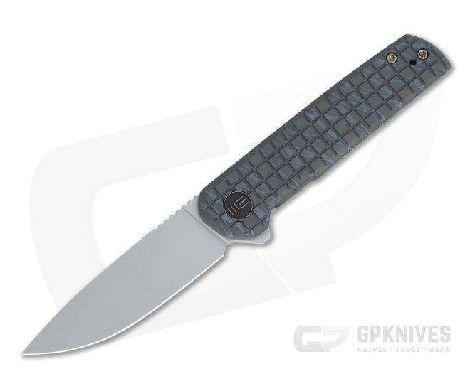 WE Knives Charith Flipper Limited Edition Blasted 20CV Tiger Stripe Flamed Frag Titanium Folder WE20056B-2 - WE-WE20056B-2