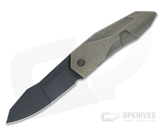 WE Knives Solid GTC Integral Bronze Titanium Black 20CV WE22028-3 - WE-WE22028-3