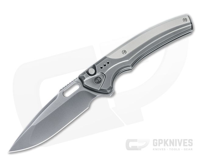 WE Knives Exciton Polished Gray Folder - WE-WE22038A-7