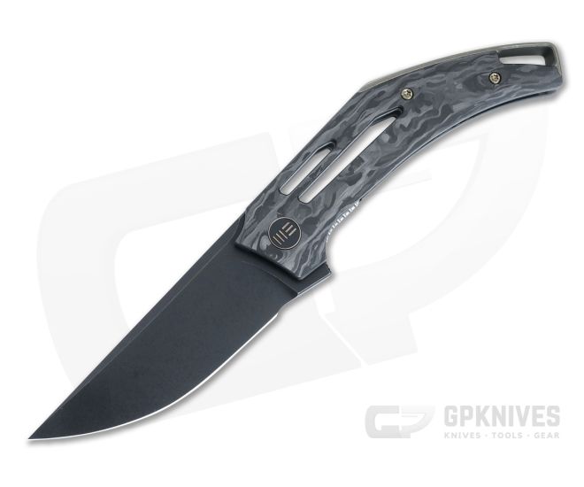 WE Speedliner Flipper Shred Carbon Fiber Black CPM-20CV Blade WE22045B-2 - WE-WE22045B-2
