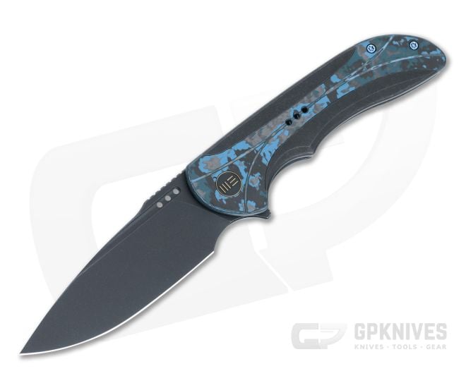 WE Knives Equivik Black Titanium Flipper Arctic Storm Inlays WE23020-4 - WE-WE23020-4