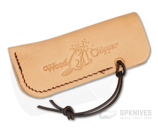 Great Eastern Cutlery #93 Wood Chipper Natural Veg-Tan Leather Knife Sleeve - GEC-WOODCHIPPER-SLEEVE